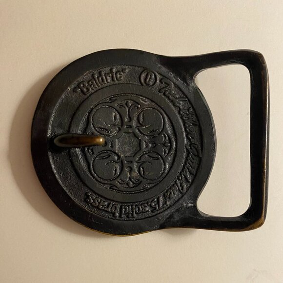 BRASS BELT BUCKLE NEW - Picture 3 of 4